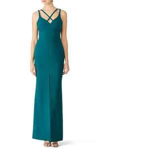 Likely Leslie teal gown size 0